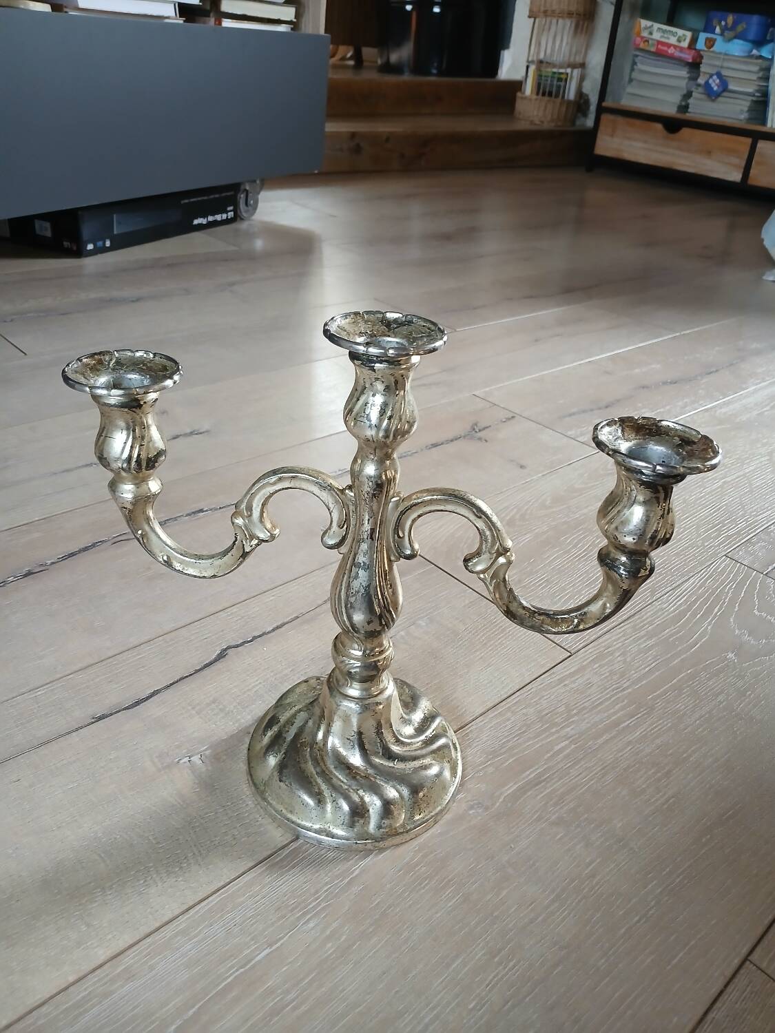 3-light candle holder/candlestick