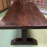 1930s oak monastery table