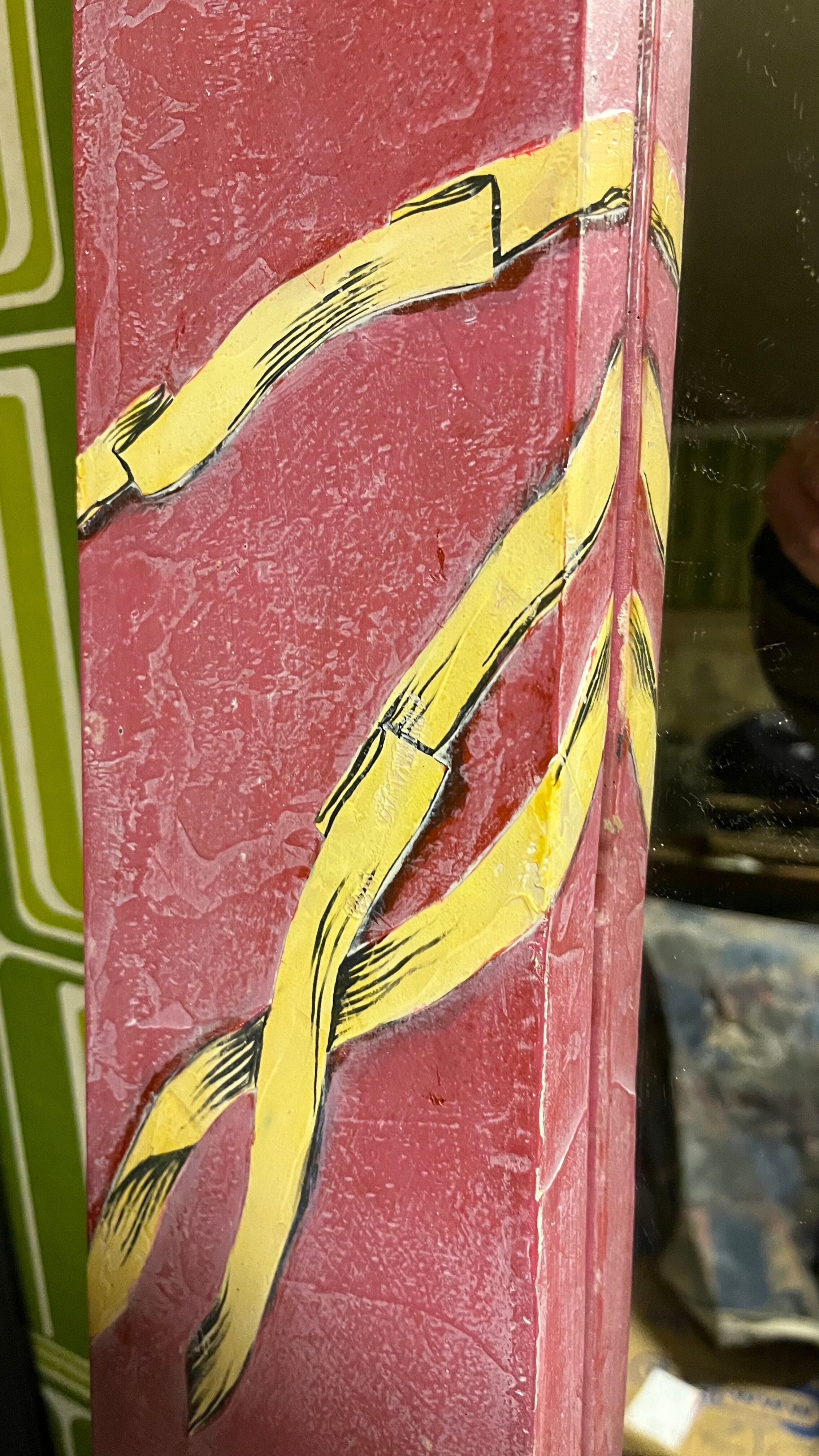 Pink mirror 120x70x2.5