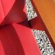 Fauteuil vintage des années 50 pieds compas moleskine rouge
