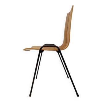 Chaise suisse « GA » par Hans Bellmann pour Horgen-Glarus, années 1960 - vendu à l'unité / 3 disponibles