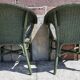 Salon de jardin complet en rotin. (Sofa, fauteuils x 2, table basse)