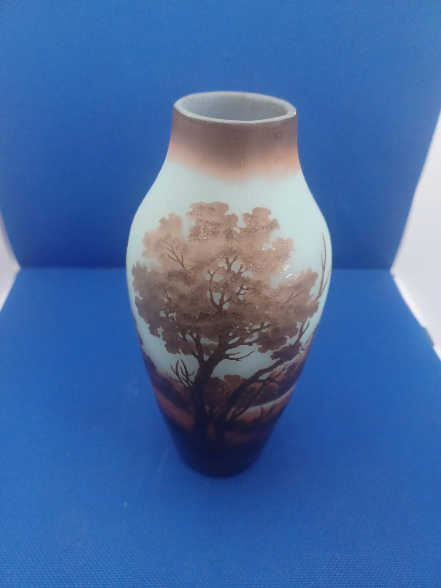 Glass paste vase