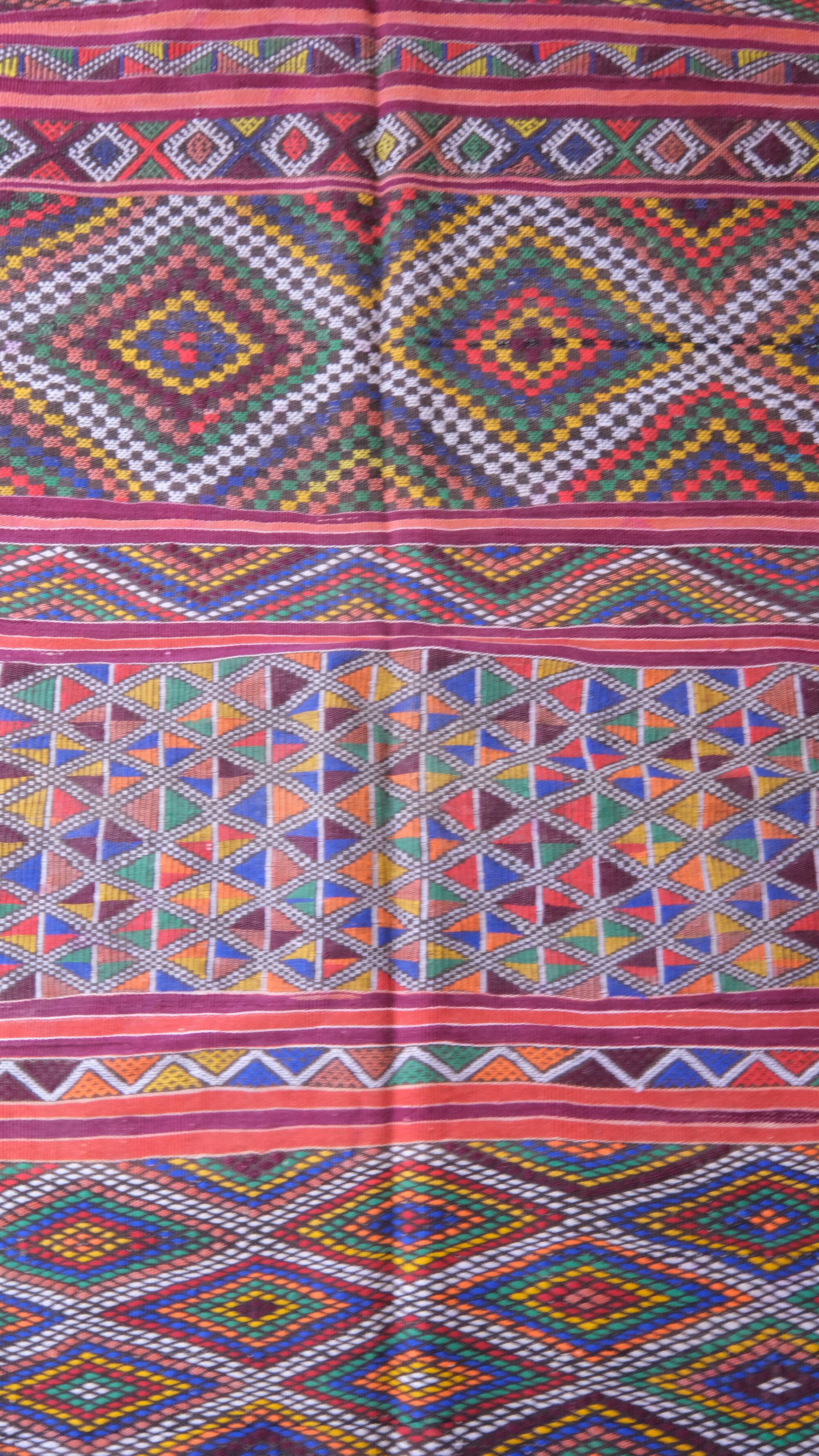 Moroccan Kilim Zayan Rug - 247 x 135 cm