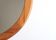 Round pine mirror, 1970s