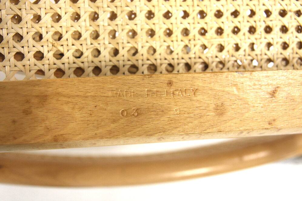 Set of 4 "B32" chairs, Marcel Breuer, Italy, 1990