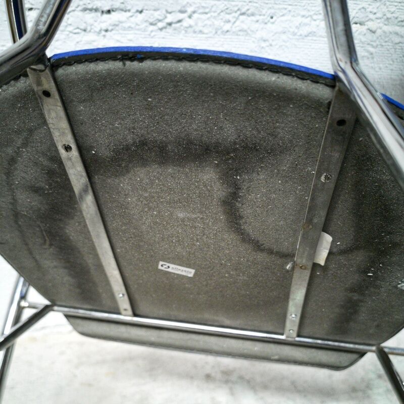 Vintage leather chair by Effezeta