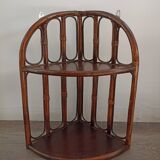 Bamboo corner shelf