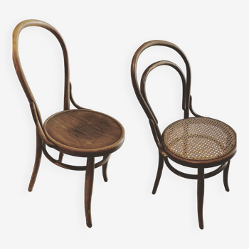 Set of 2 Thonet bistro chairs