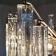 Mid-Century Modern Triedri Crystal Chandelier by Paolo Venini