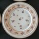 Series of 6 flat plates, Limoges porcelain, Raynaud et Cie
