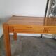 Bureau vintage 1970/1980 en bois blond, simat
