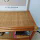 Commode rotin cannage vintage