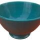 1940s Pedestal bowl Glazed ceramic