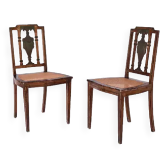 Paire de chaises néoclassiques, XIXème siècle