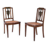 Pair of neoclassical chairs, XIXth