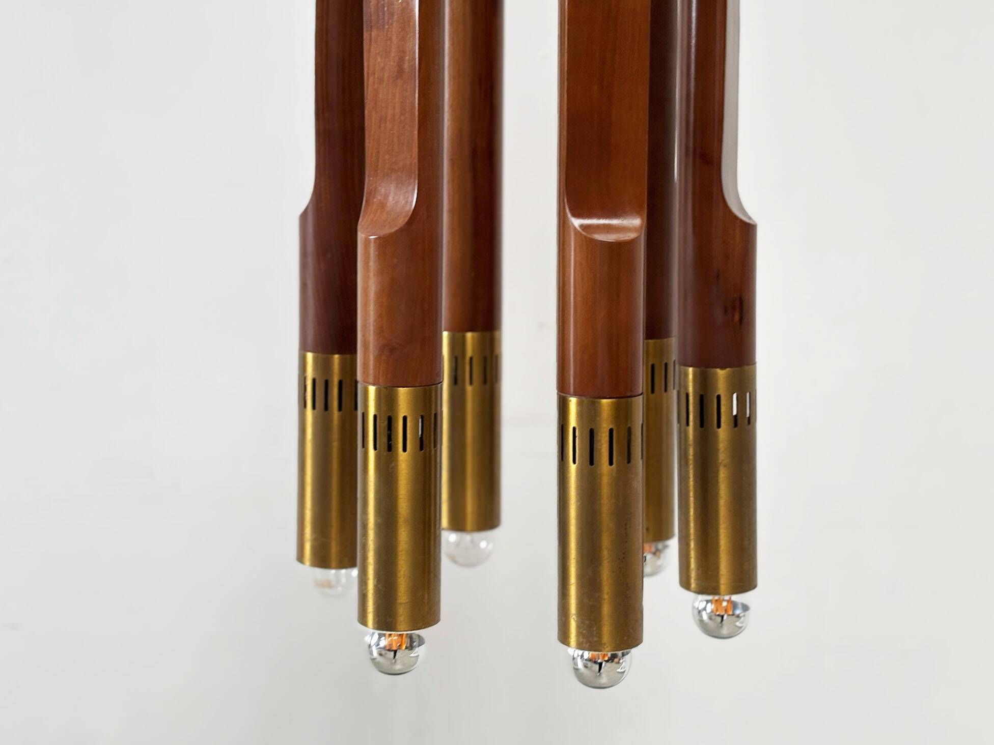 Italian "Marziale" chandelier by Angelo Brotto for Esperia