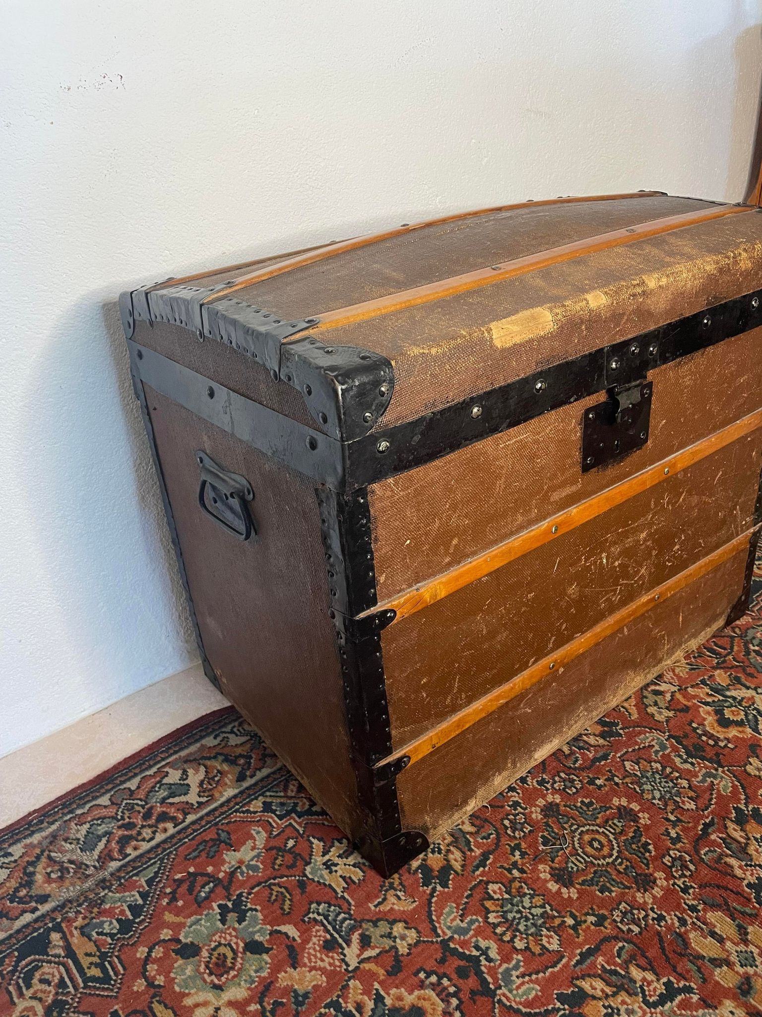 Old travel chest