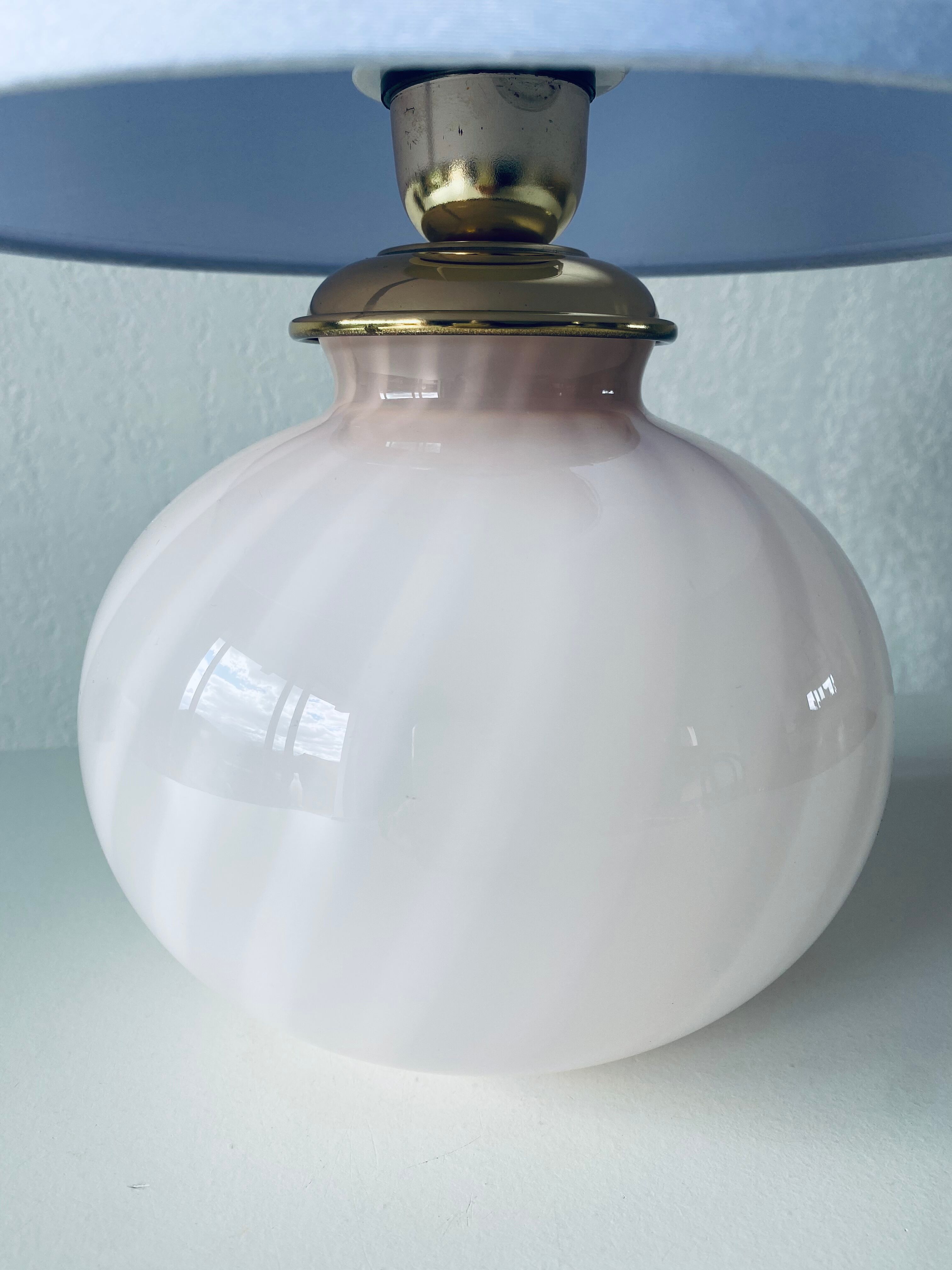 Pink Murano lamp