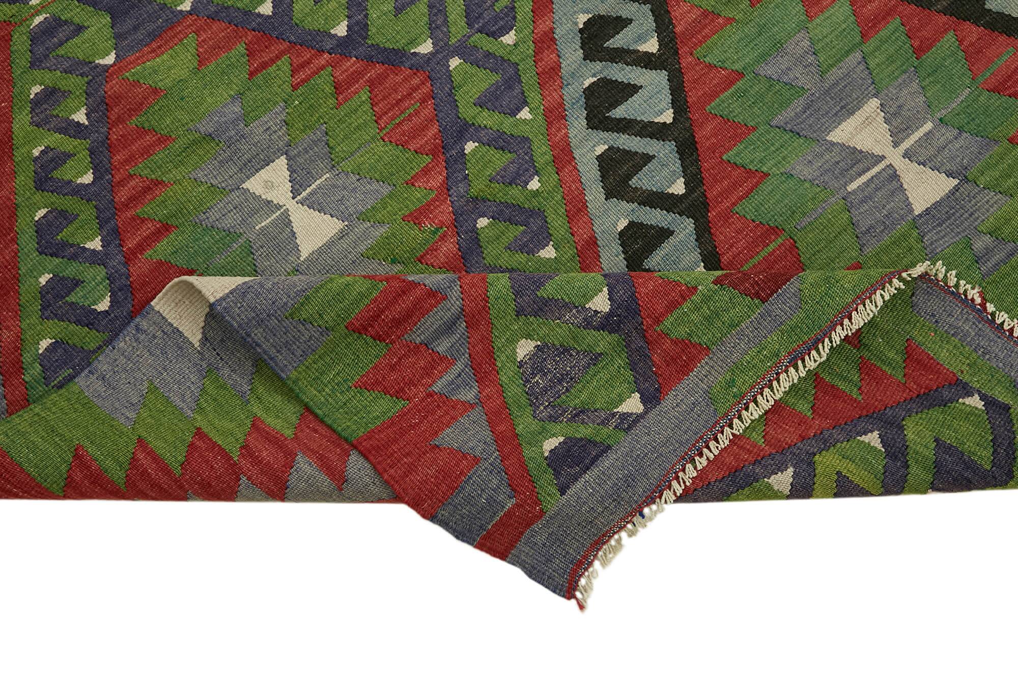 Turkish Handmade Vintage Anatolian Kilim 176 cm x 280 cm
