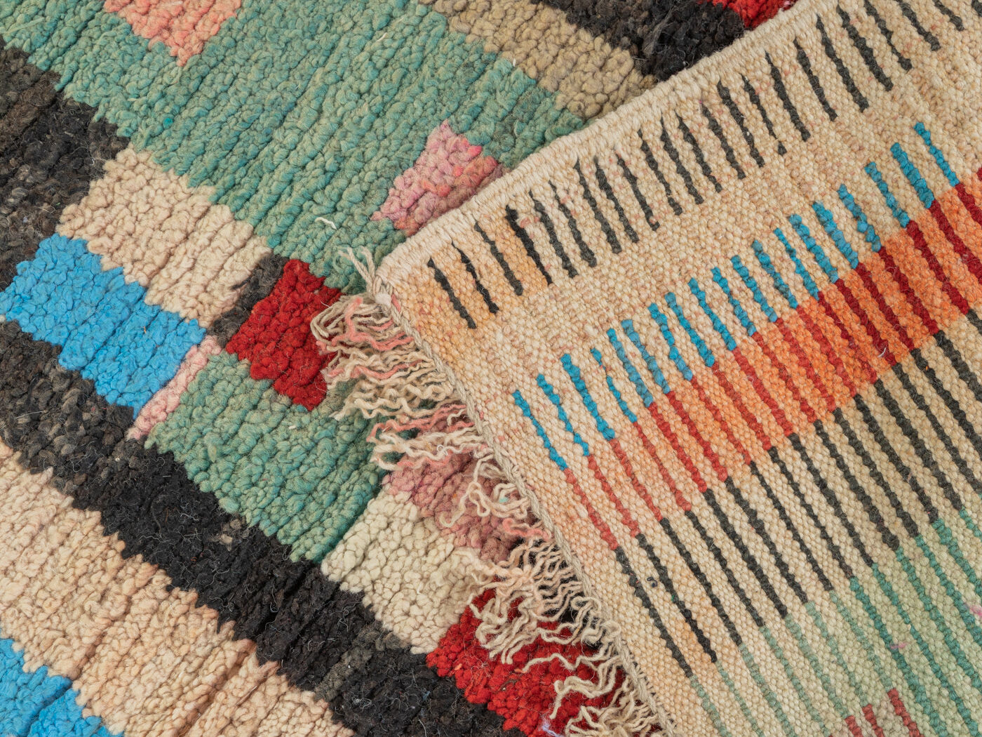 Vintage runner berber rug, 87 x 320