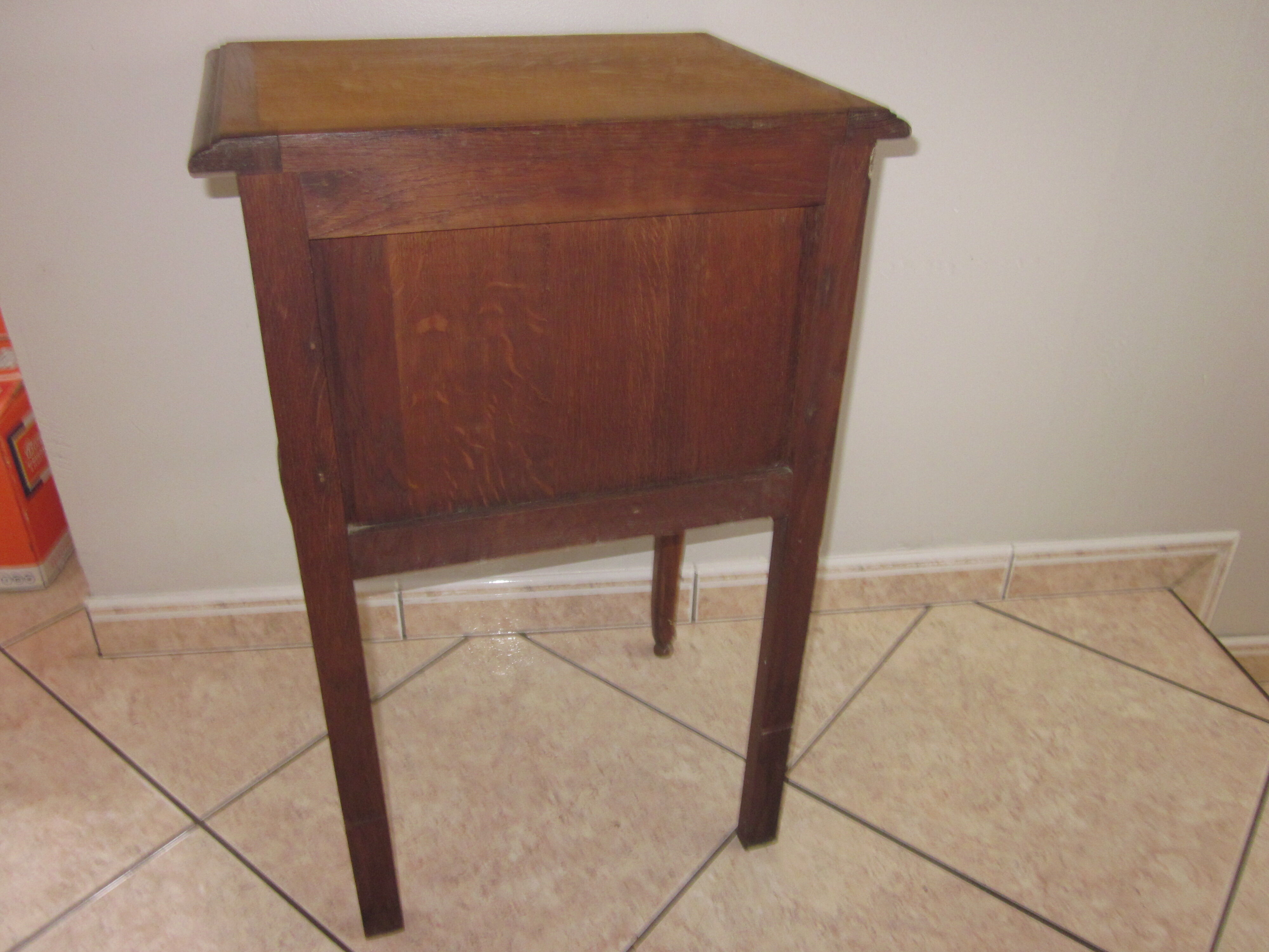 Old oak style bedside