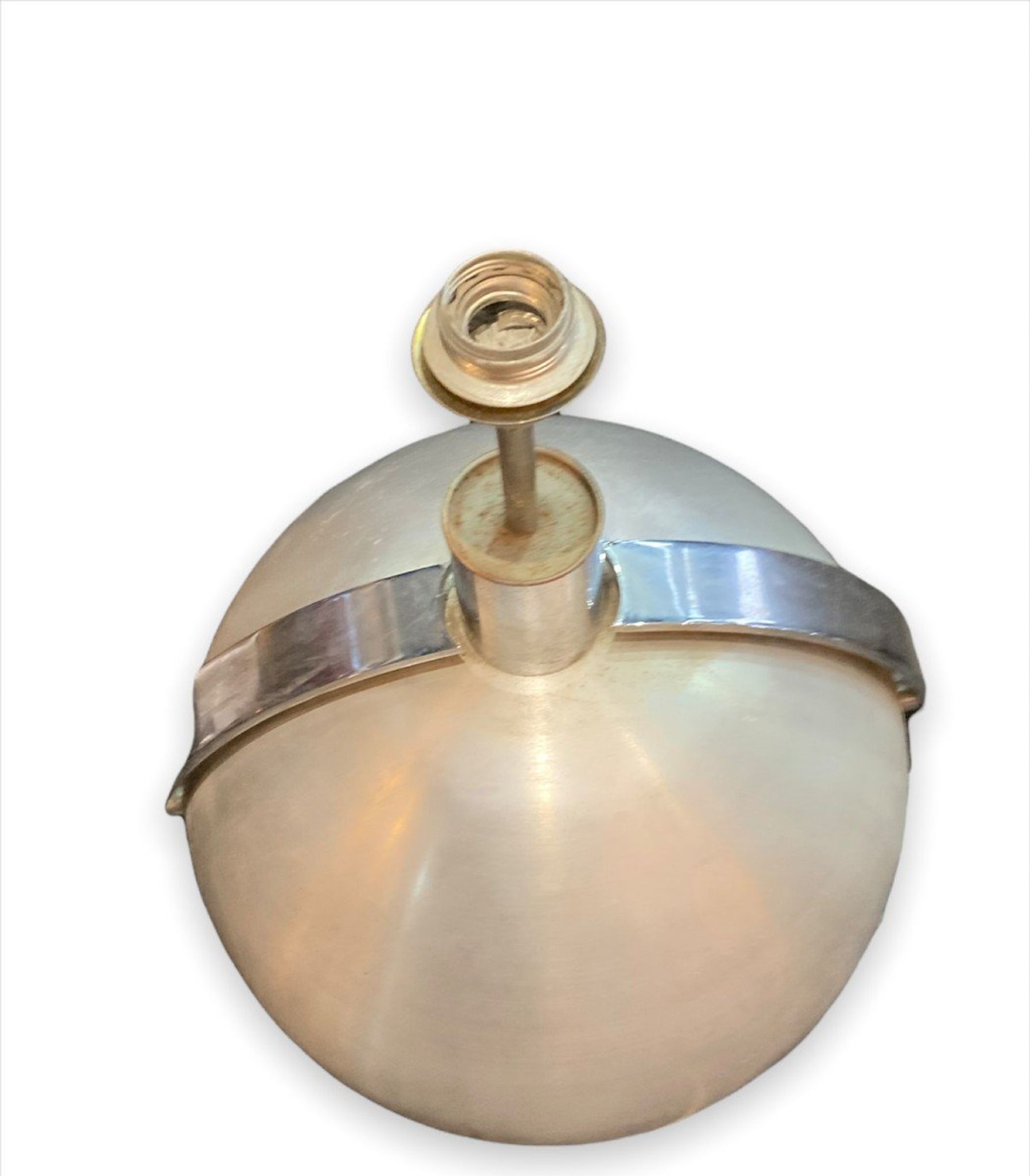 Lampe moderniste en acier brossé circa 1960-1970, Kappa