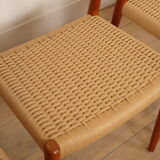 4 x vintage dining chairs | Niels Otto Møller | Model 77