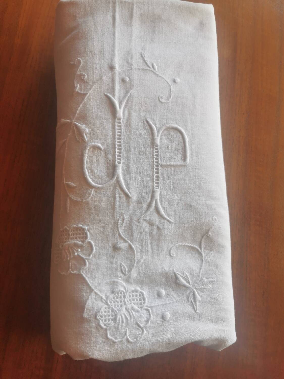 Monogrammed towel