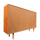 Glass teak buffet
