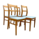 4 chaises de salle à manger scandinaves