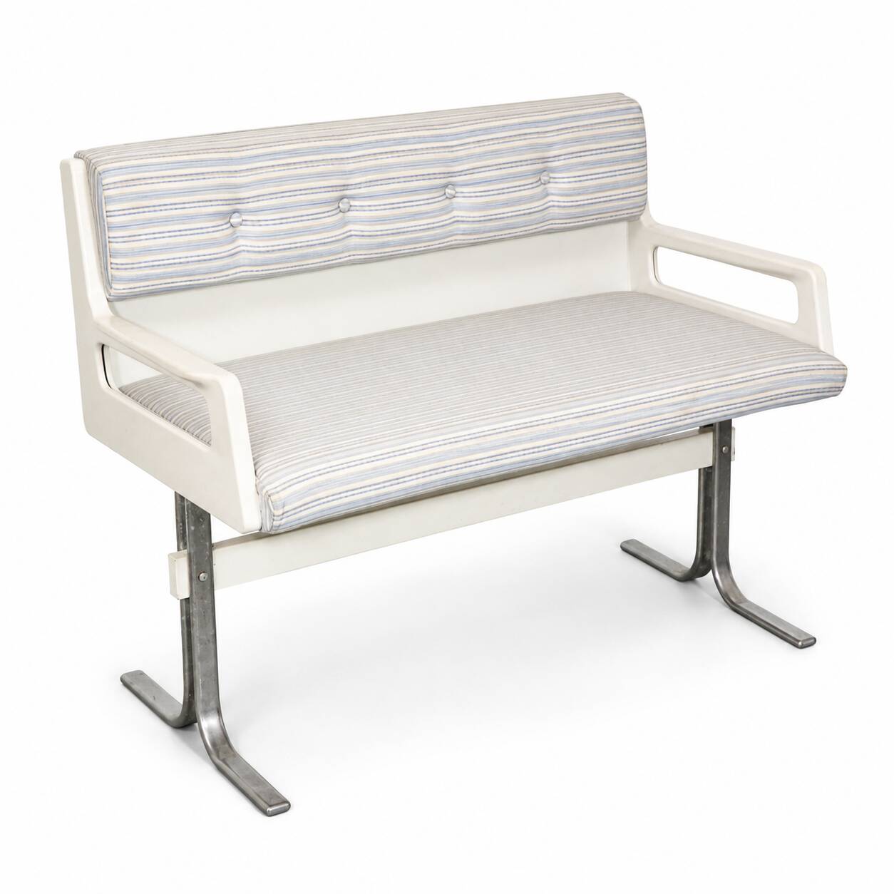 Vintage Space Age bench from the 1970s