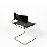 "Terrj" leather chair by Luigi Saccardo for Arrmet – Italy, 1970s