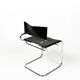 "Terrj" leather chair by Luigi Saccardo for Arrmet – Italy, 1970s