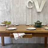 Table de ferme 180/280x80cm