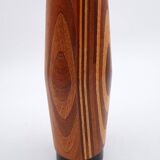 Mid-century Scandinavian wooden vase - 1960s - H:36cm