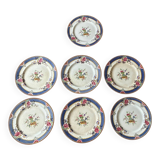 Victoria flower service Sarreguemines pottery set.