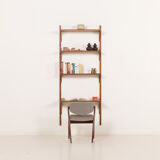 Danish mid-century walnut shelving unit in the style of Poul Cadovius, 1960s