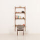 Danish mid-century walnut shelving unit in the style of Poul Cadovius, 1960s