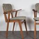 Paire de fauteuils bridge scandinaves, 1960