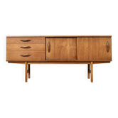 Buffet / commode en teck 'Avalon' vintage élégant des années 50.