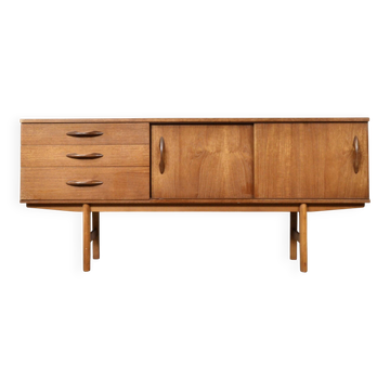 Buffet / commode en teck 'Avalon' vintage élégant des années 50.