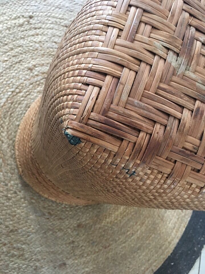 Basket with ethnic style