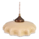 Art Deco suspension in yellow opaline with ouraline, 1920-30.