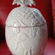 Ice bucket - pineapple - white lacquered cork - animal plant decoration