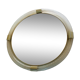 Luxury Round “Torciglione” Gold Murano Glass Wall Mirror in Barovier Style
