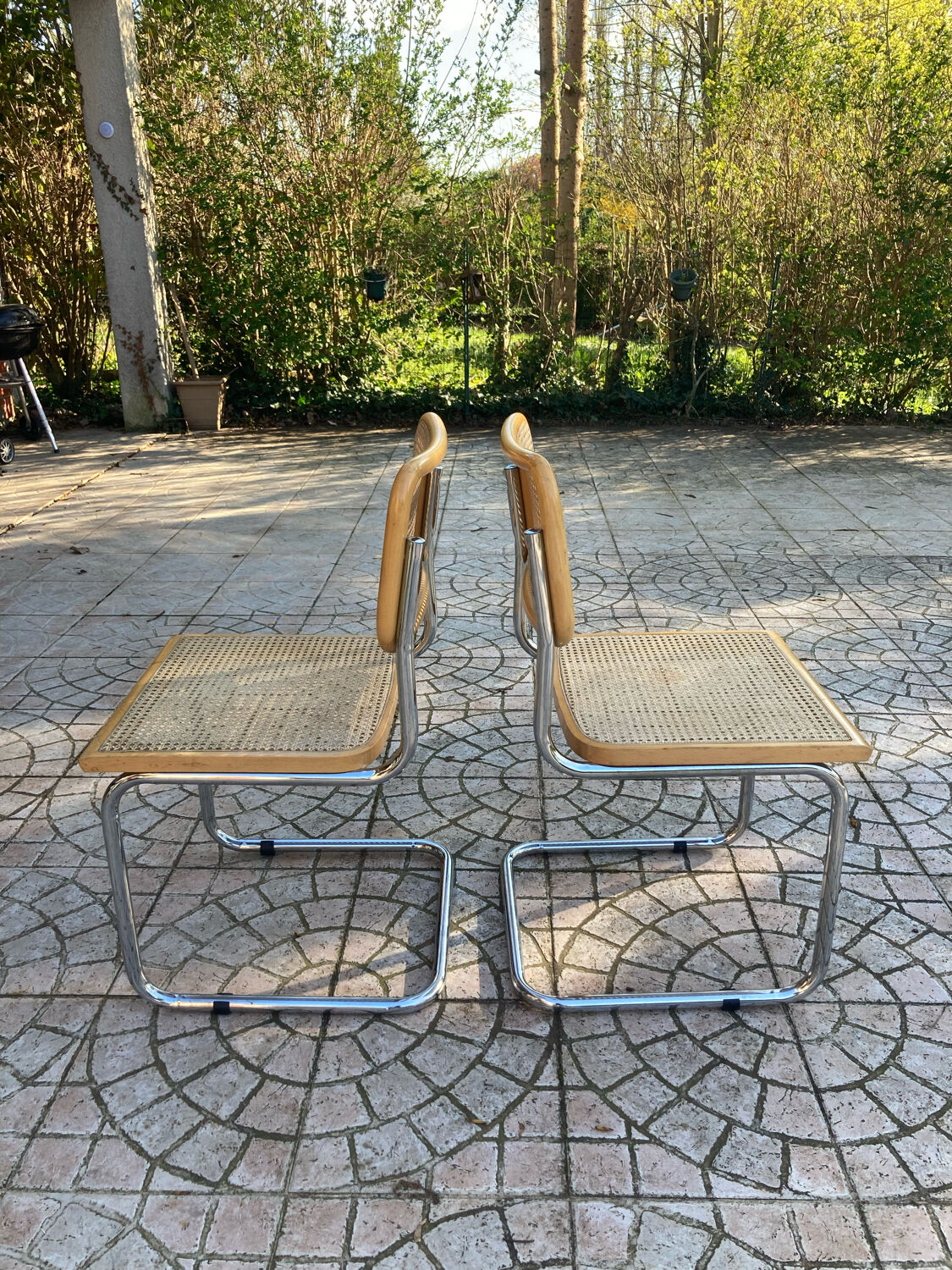 Pair of vintage Marcel Breuer chairs
