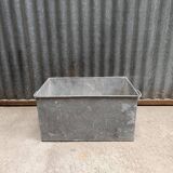 Vintage zinc planter