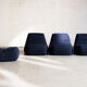 Set of 4 Saparella lounge chairs by Michel Ducaroy