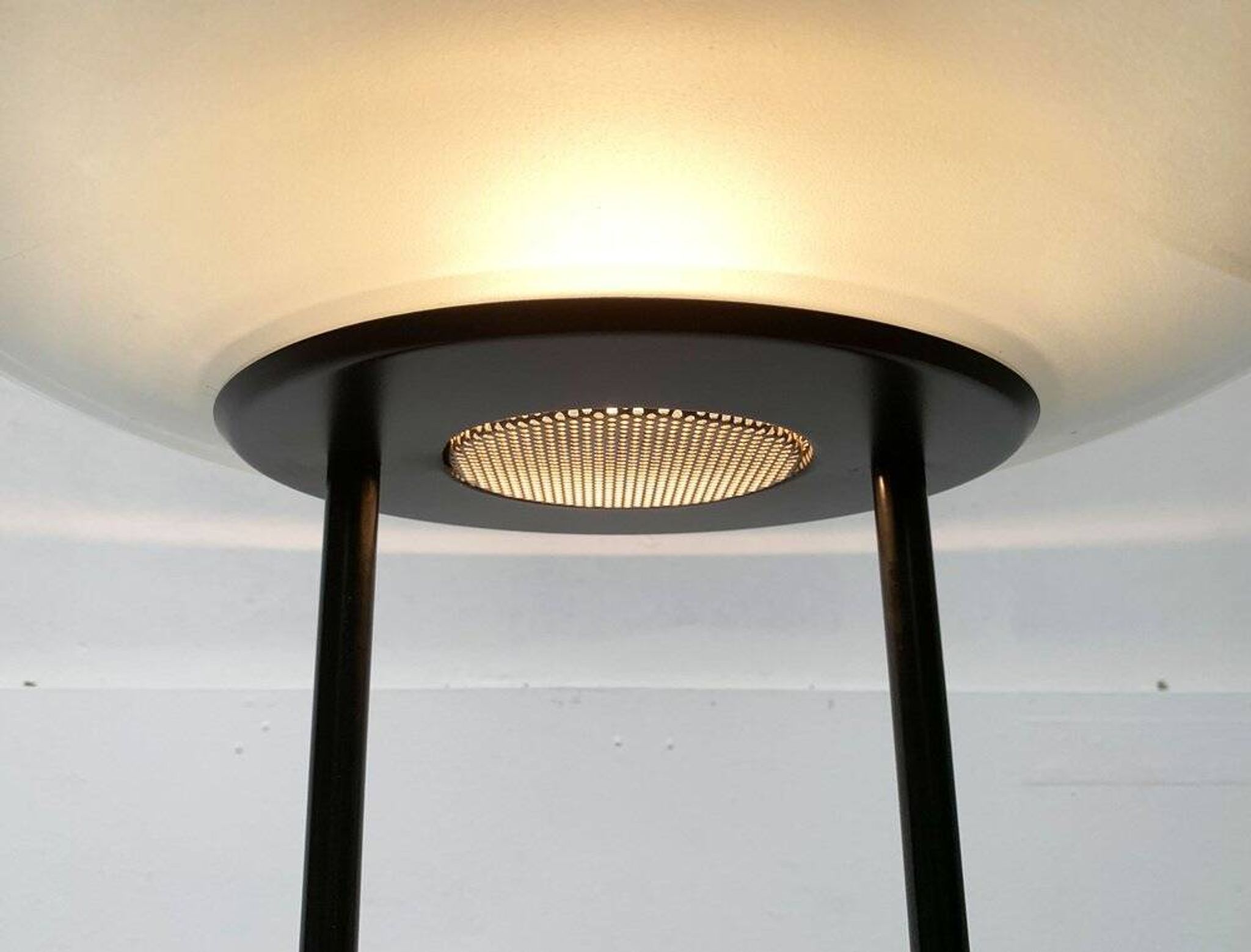 Lampe sur pied italienne vintage, années 1980